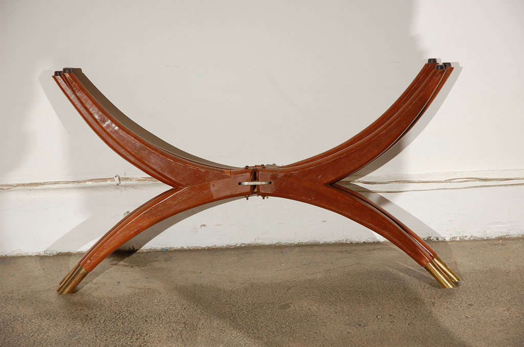 Moroccan Brass Tray Table 36