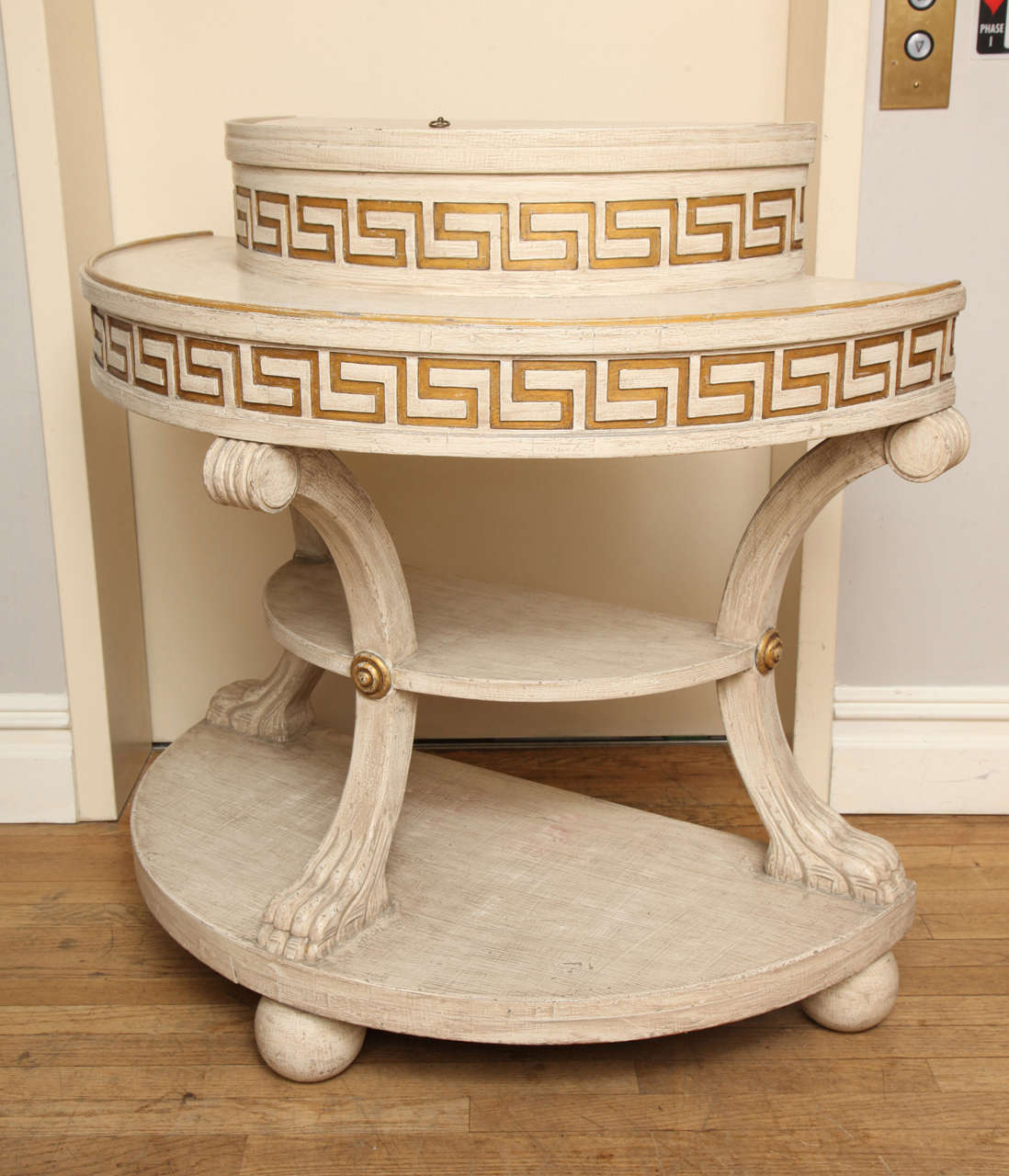 A Pair of Custom-Made Frances Elkins Console Tables
