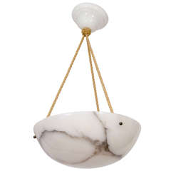 An Alabaster Light Fixture