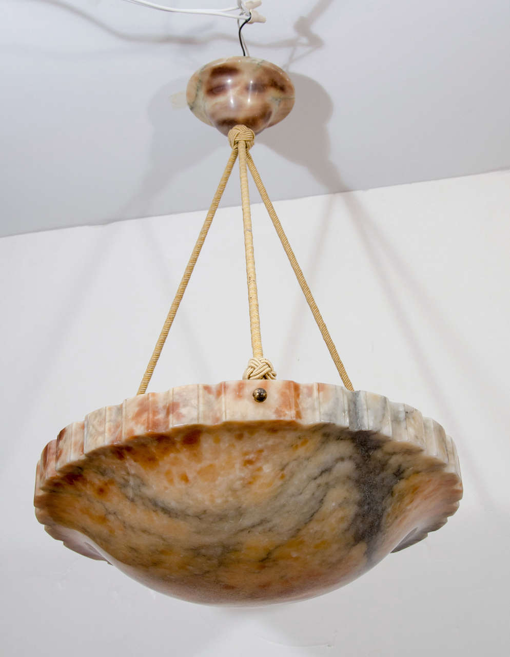 An Alabaster Light Fixture