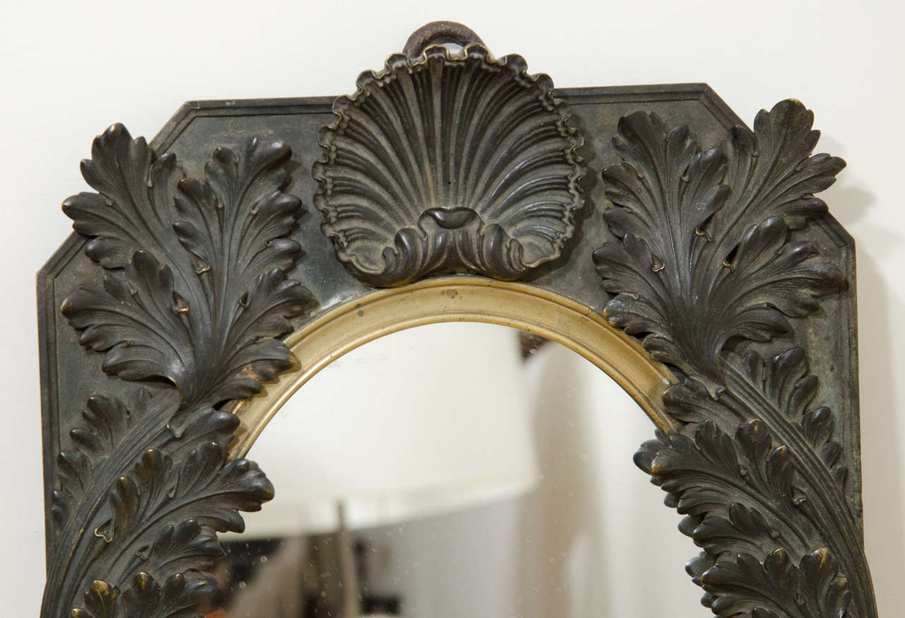 First Empire French Empire Bronze Mirror For Sale