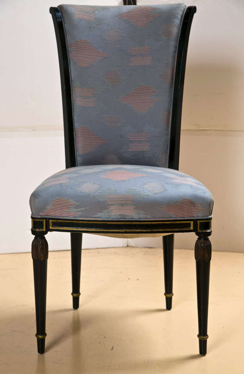 Set of 8 Dining Side Chairs in the Style of Maison Jansen