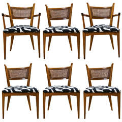 Set of Six Mid Century Modern Dining Chairs