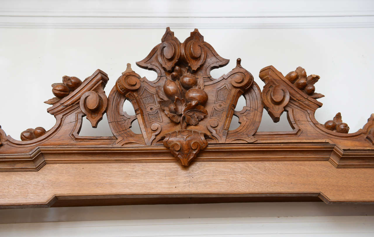 Carved Near Pair of Italian Over Window/ Door Cornices or Coronas SOLD EACH, 19th C For Sale