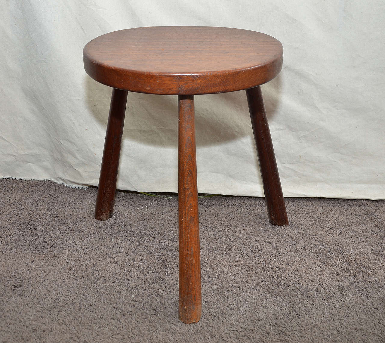 French Three 1950s Stools For Sale