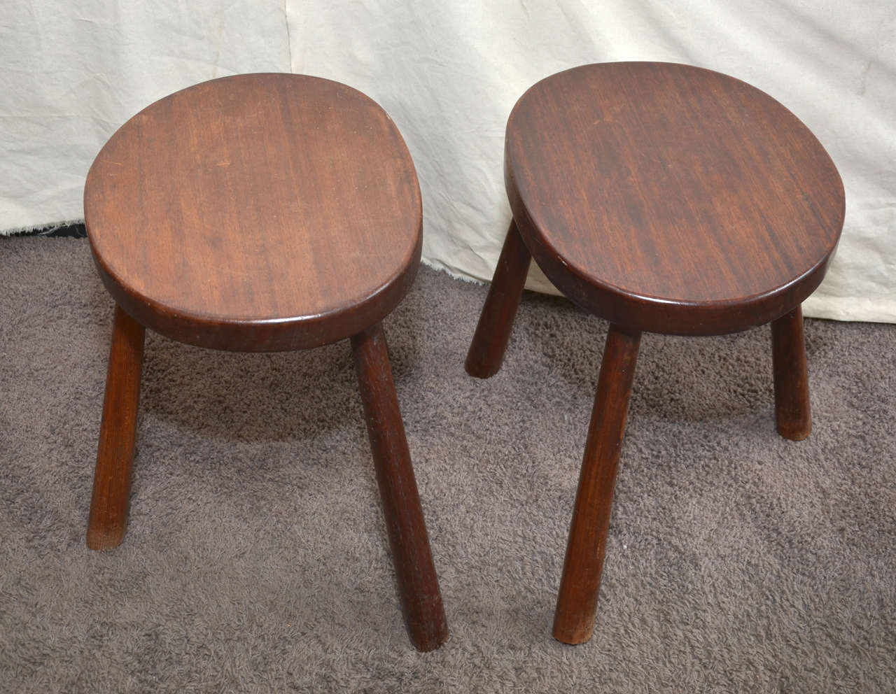 Three 1950s Stools For Sale 3