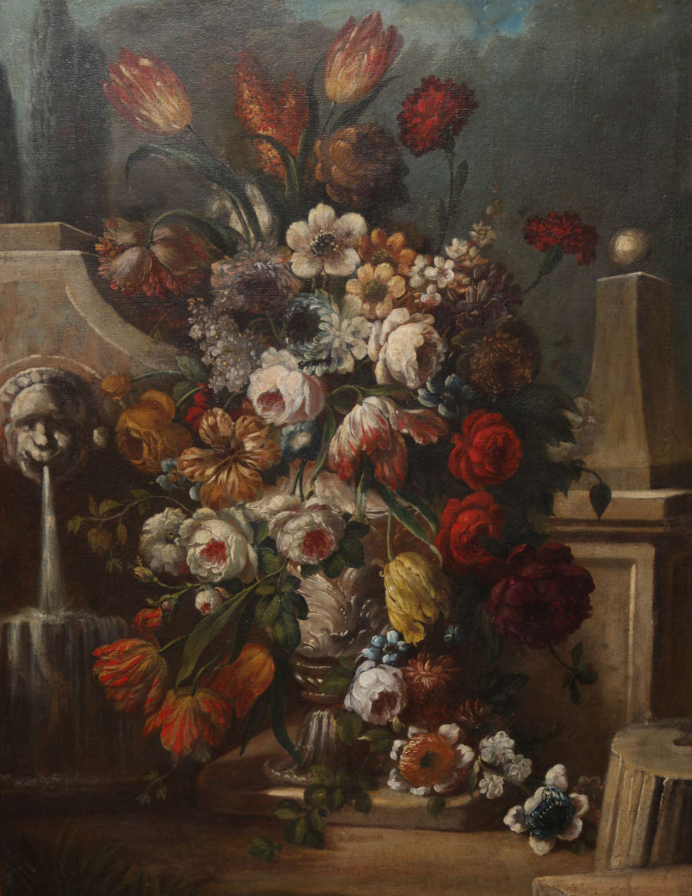 french flowers painting