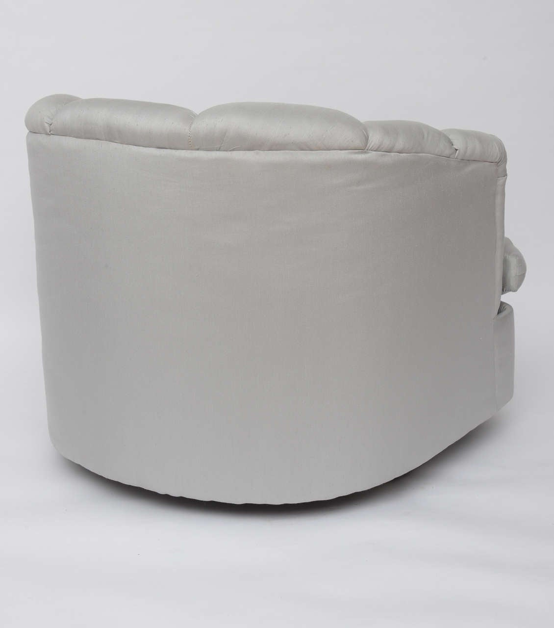 white scallop chair
