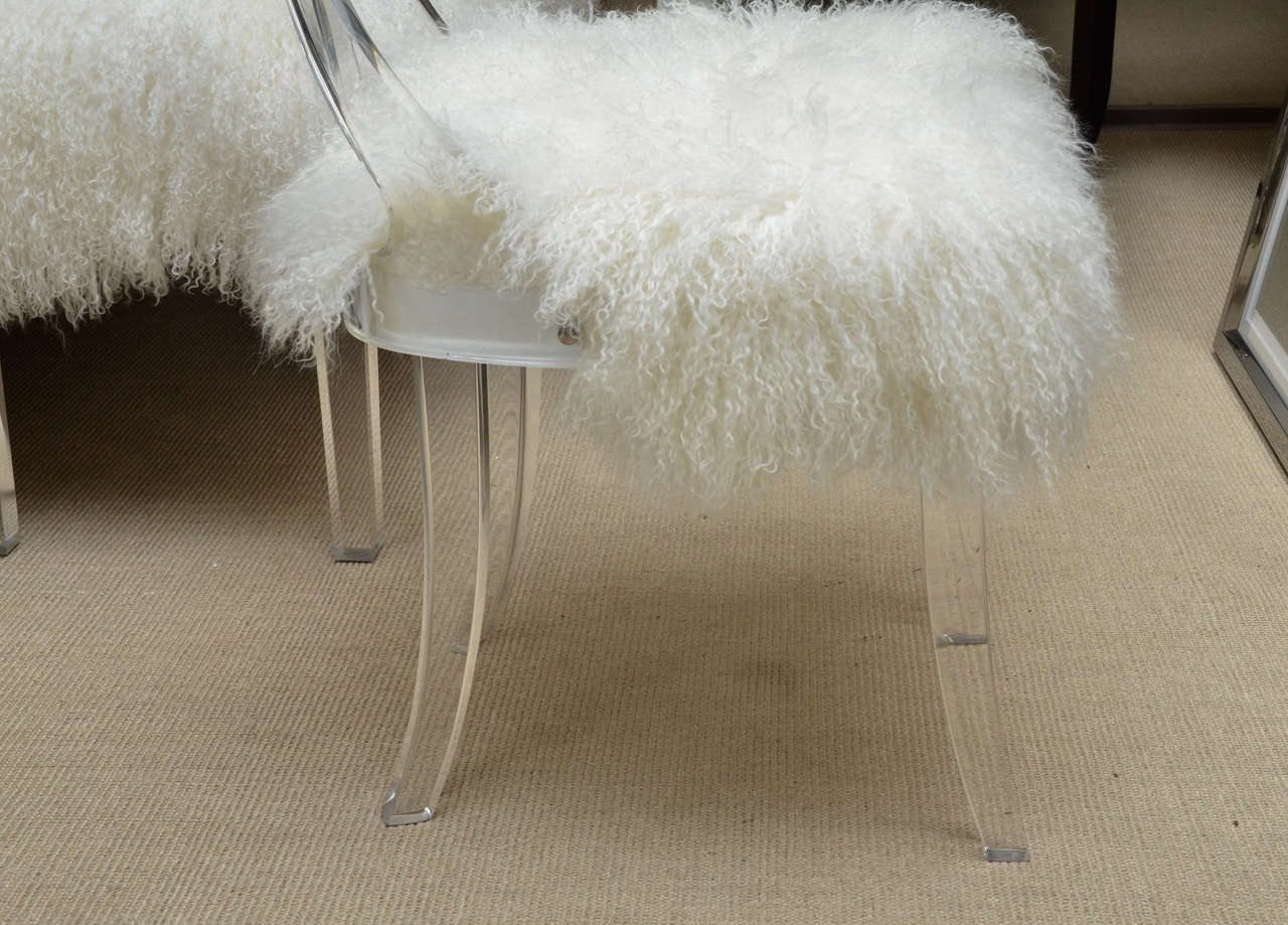 lucite desk chairs