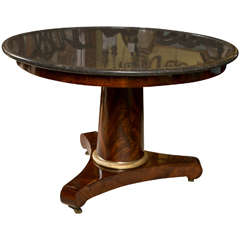 French Marble Top Center Table