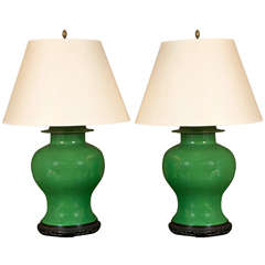 Antique Chinese Ginger Jar Lamps