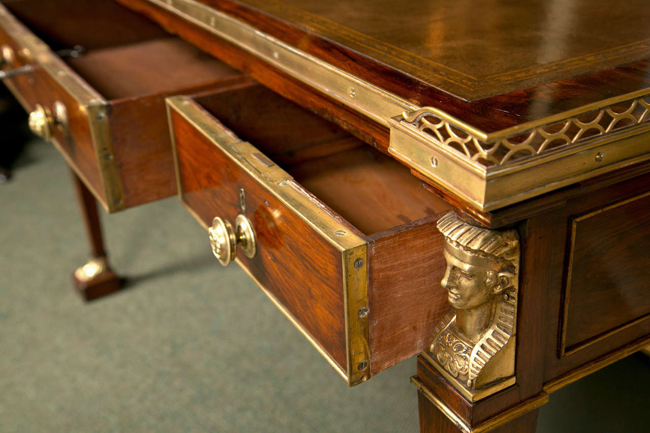 French Egyptian Revival Desk at 1stDibs egyptian desk