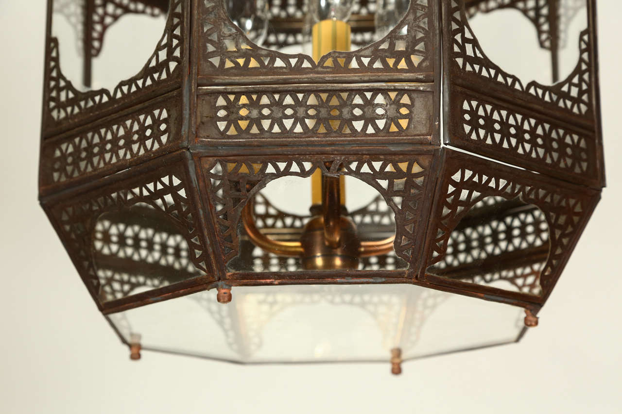 Islamic Moroccan Clear Glass Lantern
