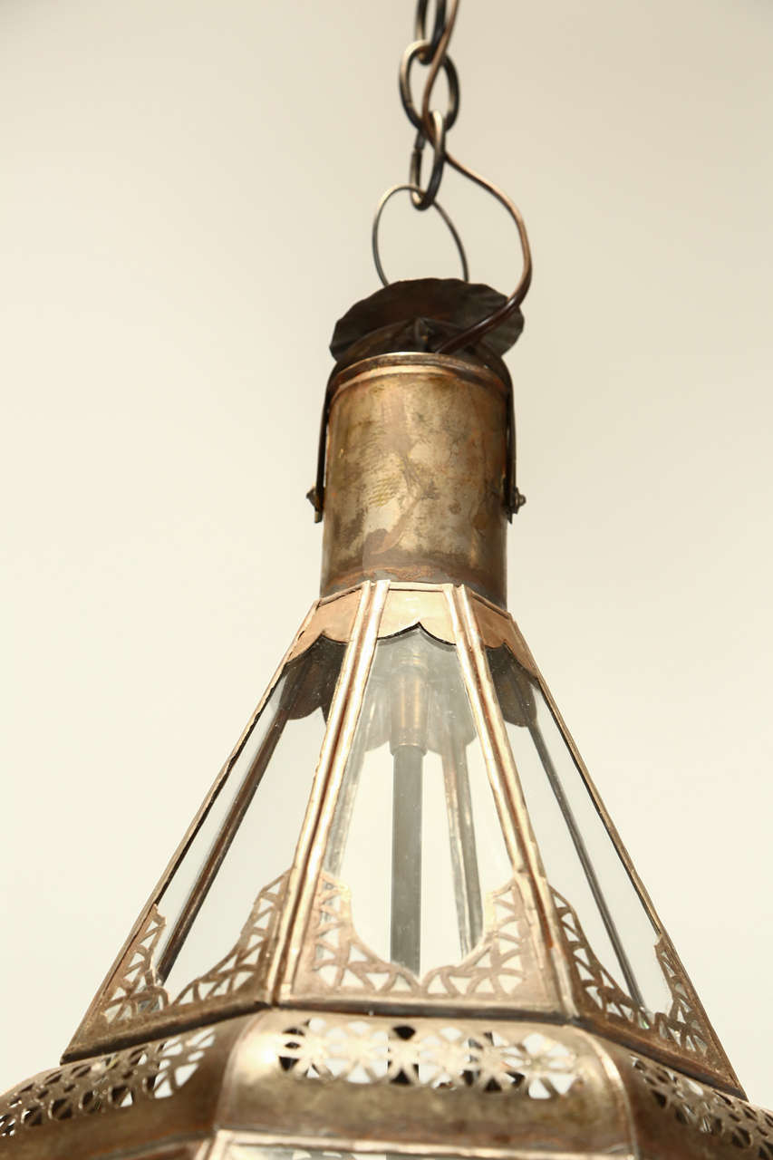 Moroccan Clear Glass Lantern 2