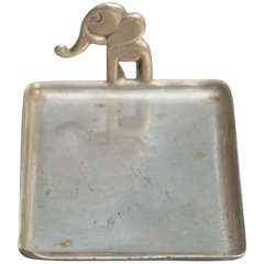 Franz Hagenauer Marked Ring Tray with Elephant