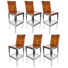 1970 set of 6 stools by Falcon Product USA