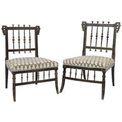 Pair of Vintage Parlor Chairs