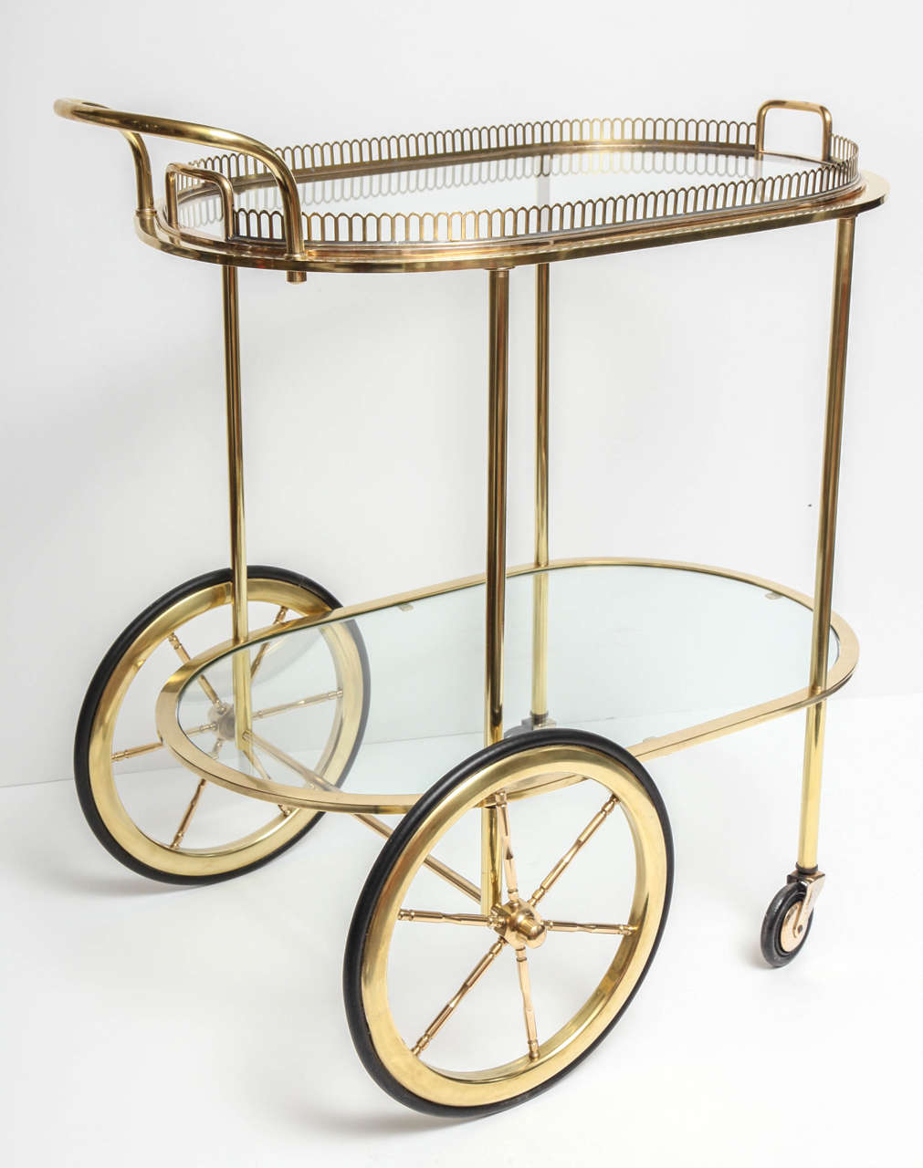 Brass Bar Cart at 1stDibs