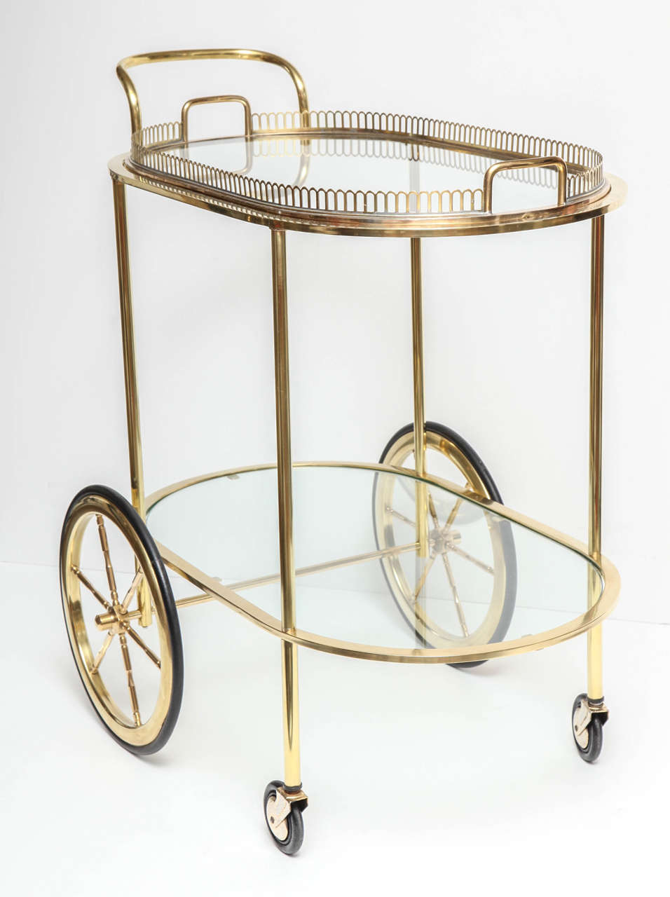 Brass Bar Cart at 1stDibs