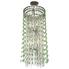Art Deco Beaded Ceiling Fixture