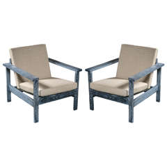 Pair of Cerused Chairs 2