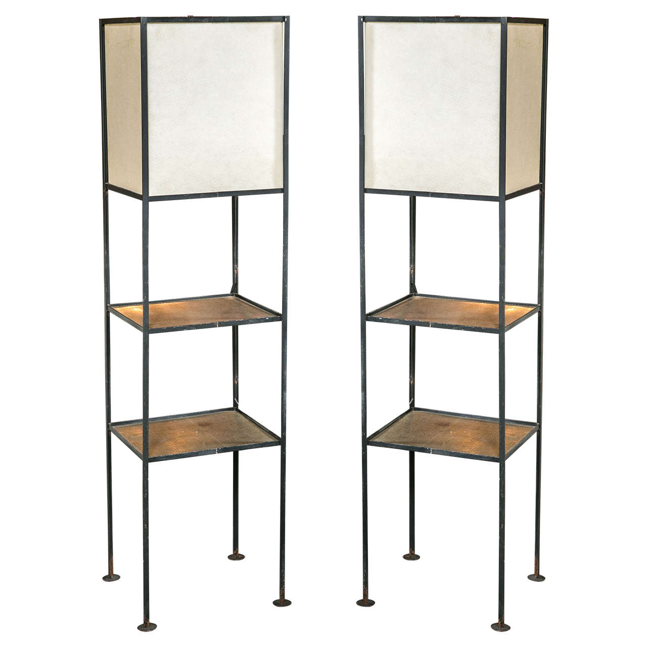 Pair of Mid-Century Modern Floor Lamps For Sale