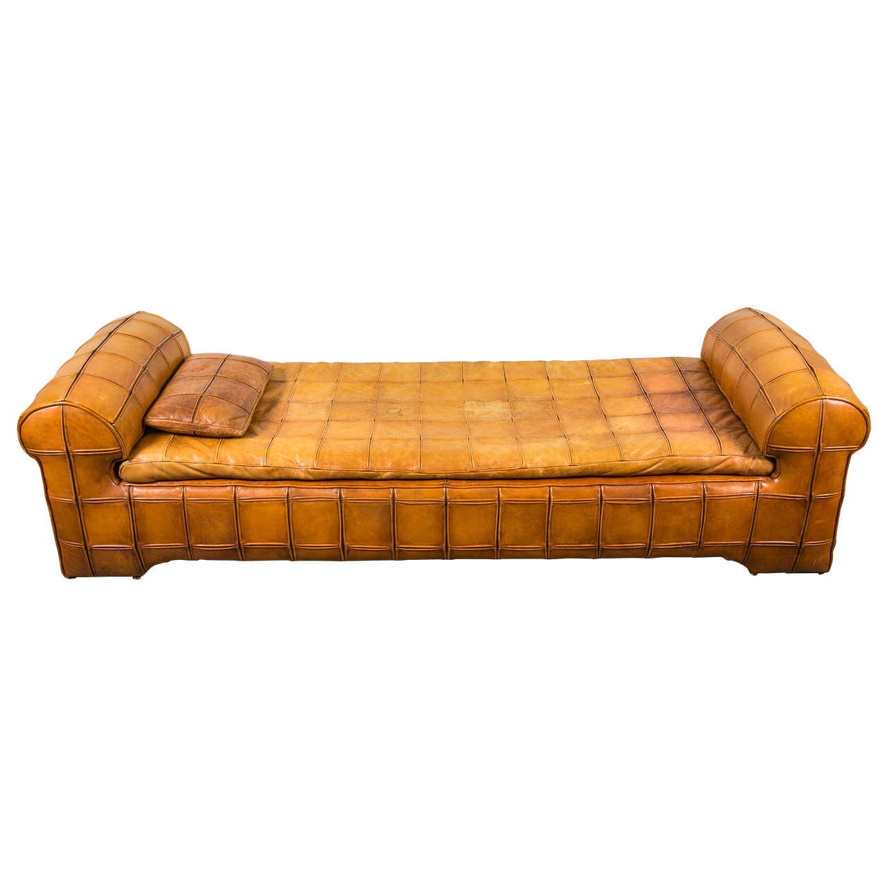 Beautiful 1970s Leather Sofa