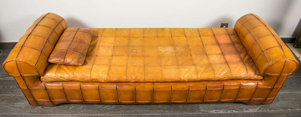 Late 20th Century Beautiful 1970s Leather Sofa
