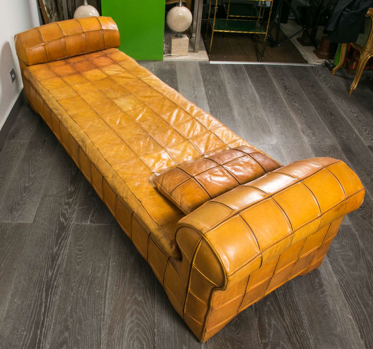 Beautiful 1970s Leather Sofa 1