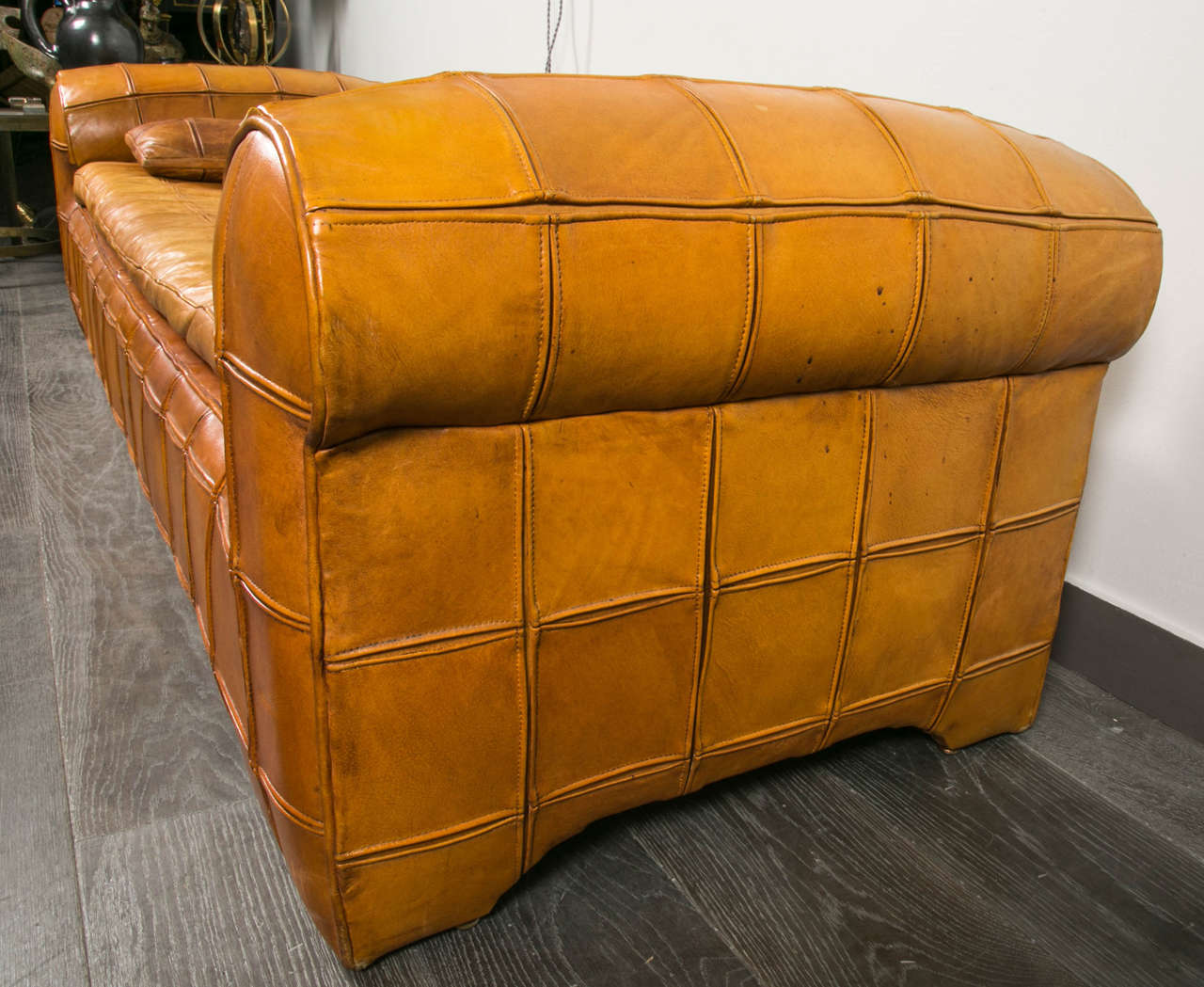 Beautiful 1970s Leather Sofa 5