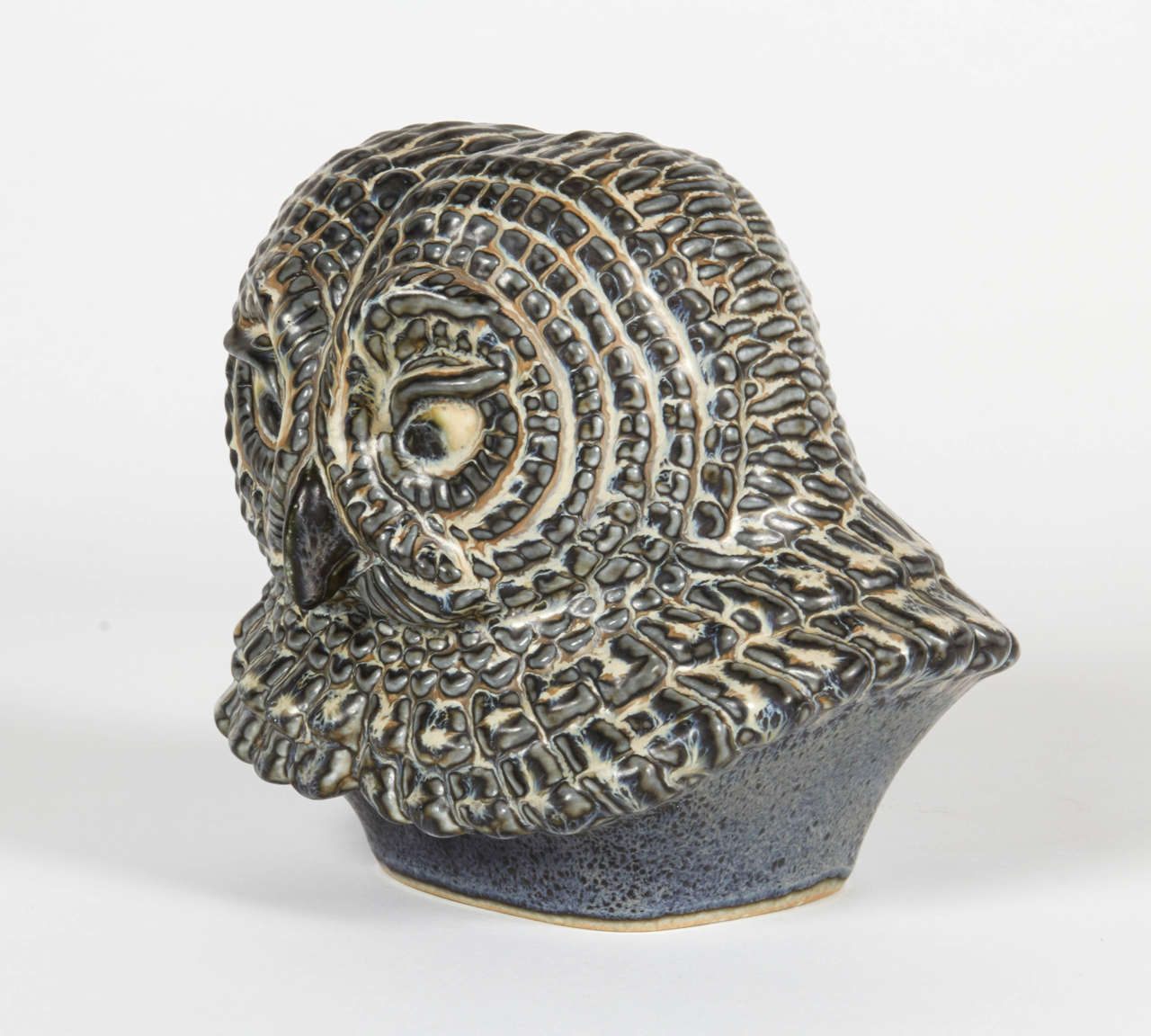 Mid-20th Century Stoneware Owl by Gunnar Nylund for Rörstrand