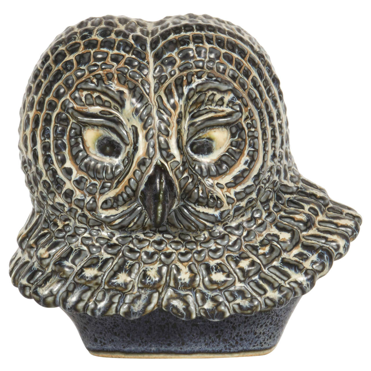 Stoneware Owl by Gunnar Nylund for Rörstrand