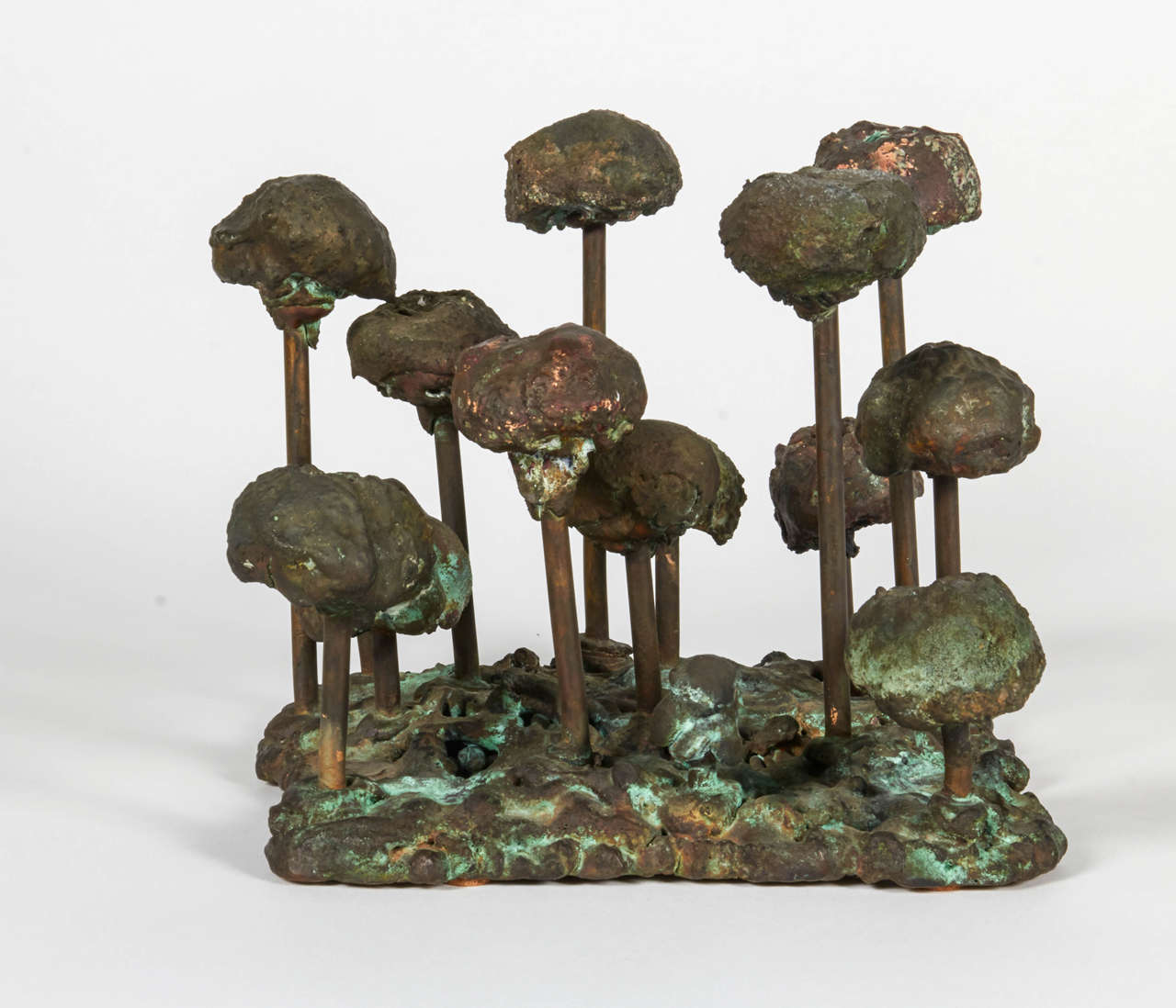 Harry Bertoia Bronze Melt-Pressed Sculpture, USA, 1960s In Excellent Condition In New York, NY