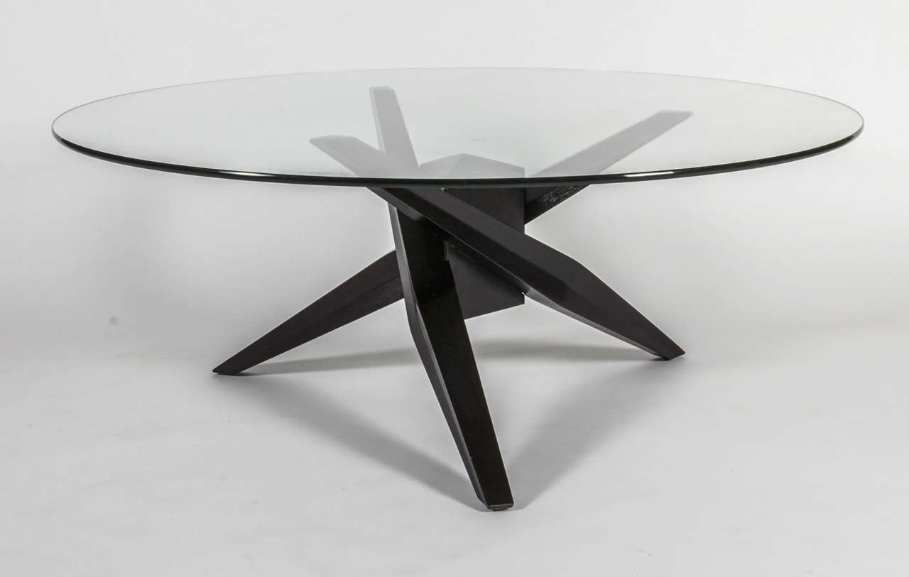 Sculptural Tripod Leg Coffee Table