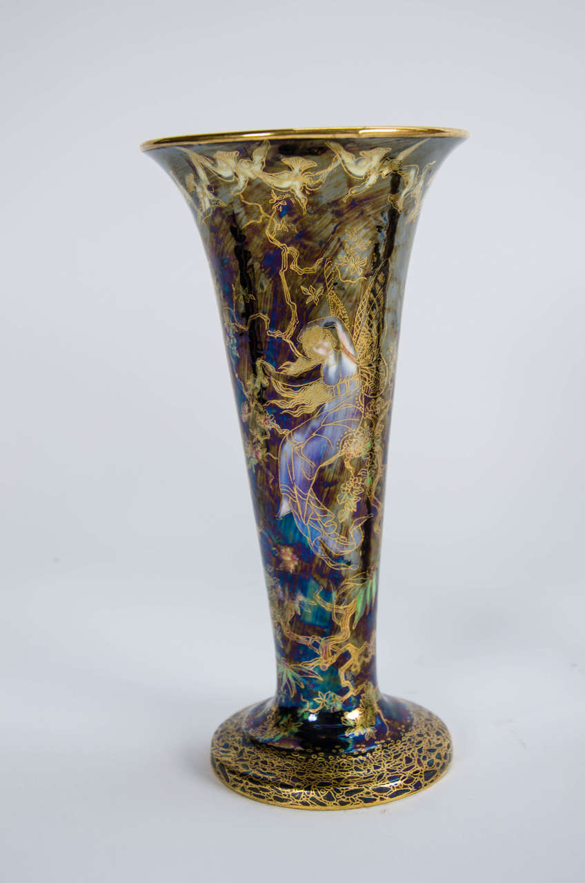 Early 20th Century Wedgwood Fairyland Lustre Vases