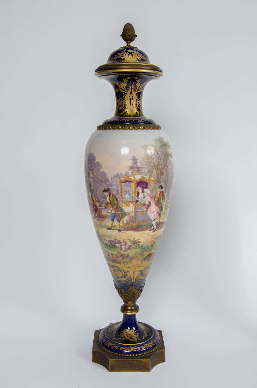 Pair of Antique Sèvres Vases For Sale at 1stDibs sevres vases for sale, antique sevres vases