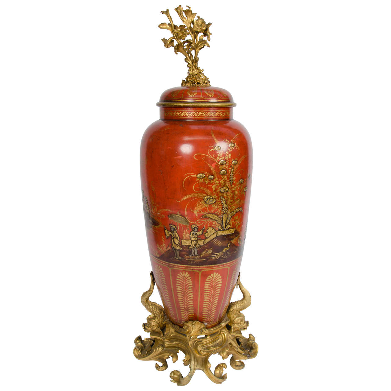 Chinoiserie Vase For Sale at 1stdibs