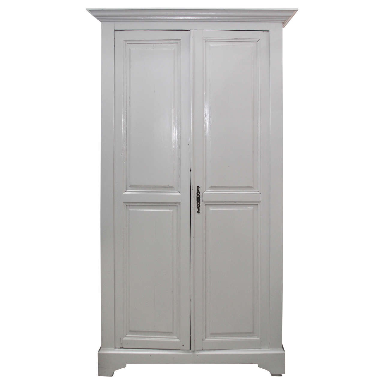 Lovely Painted French Armoire For Sale
