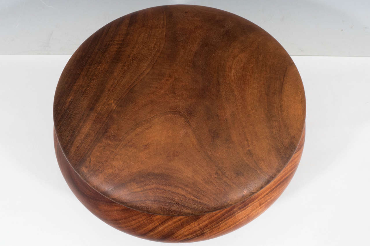 wooden bowls with lids