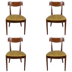Retro Set of Four Kipp Stewart and Stewart MacDougall Dining Chairs