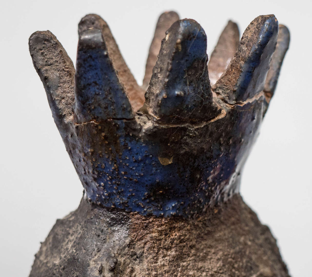 A Rare Ceramic Queen and King Sculpture by Hanni Rothschild at 1stdibs