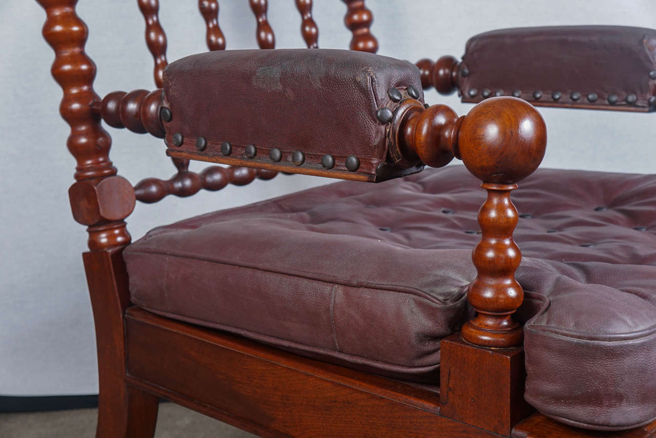 19th Century English Bobbin Armchair
