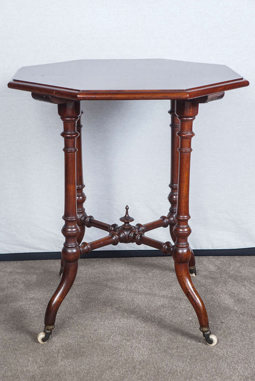 English Burl Wood Table