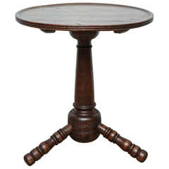 Antique English or Welsh Turner's or "Thrown" Table