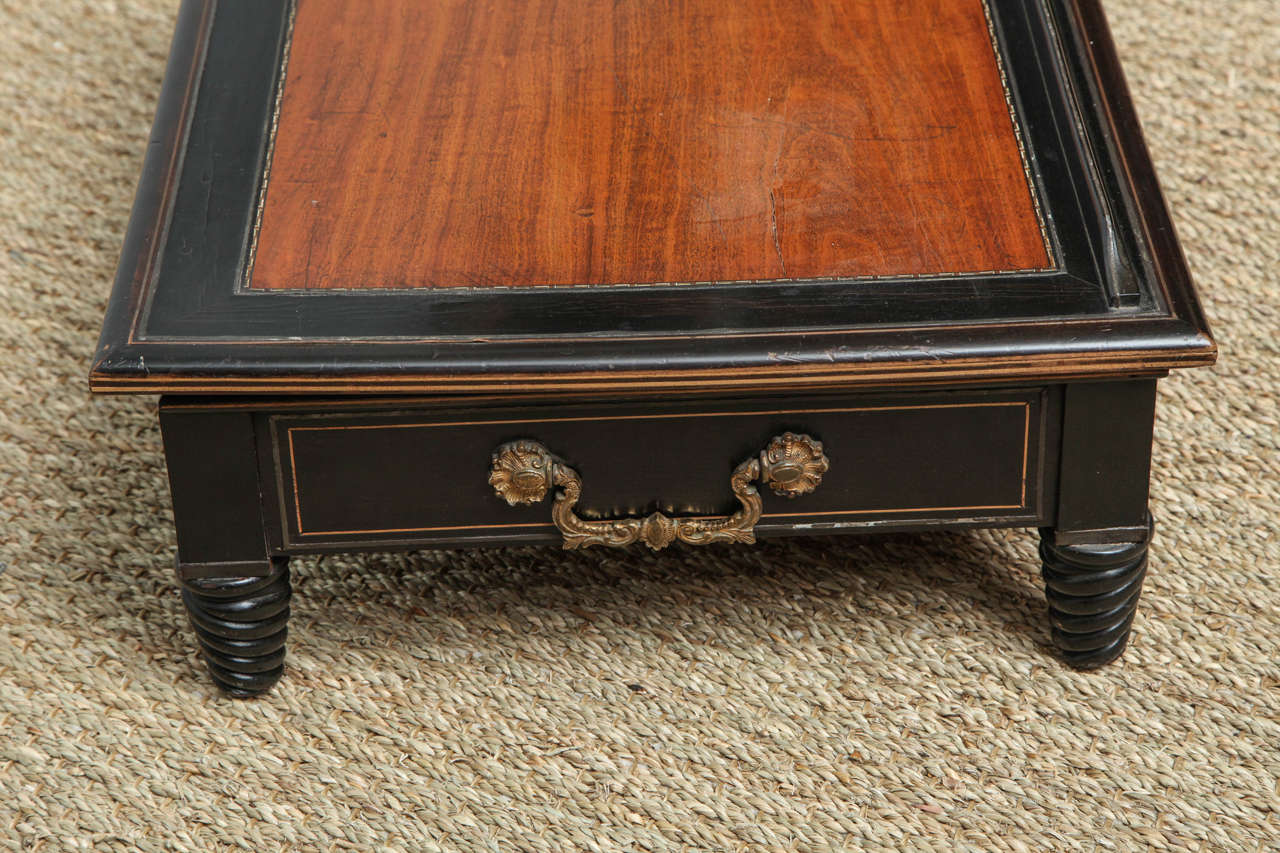 Boulle Decorated Satinwood and Ebony Bookstand 2