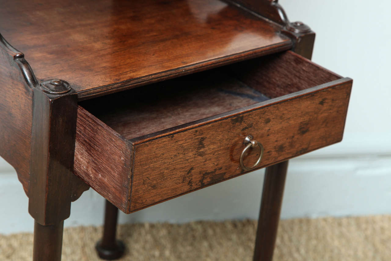 Mid-18th Century Most Unusual English or Scottish Georgian Bedside Table