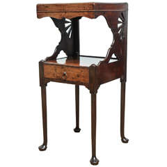 Antique Most Unusual English or Scottish Georgian Bedside Table