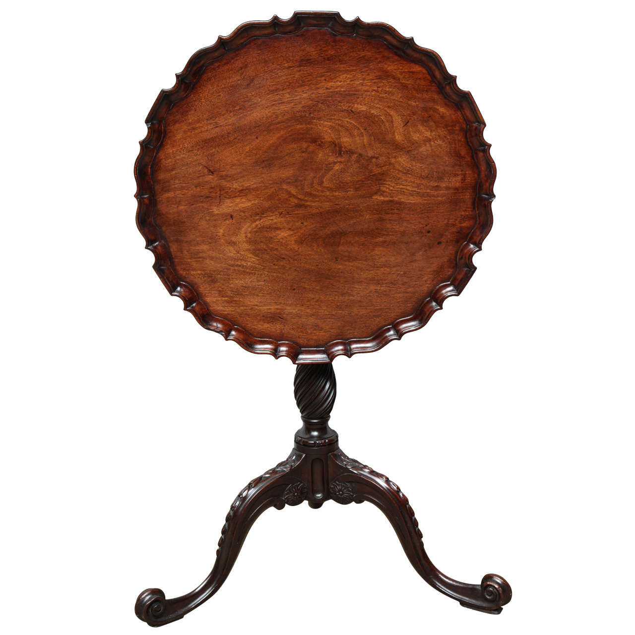 III Piecrust Birdcage TiltTop Table at 1stDibs pie crust