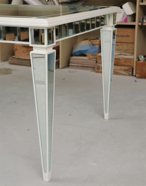 Superb Custom Dining Mirror Table For Sale 1