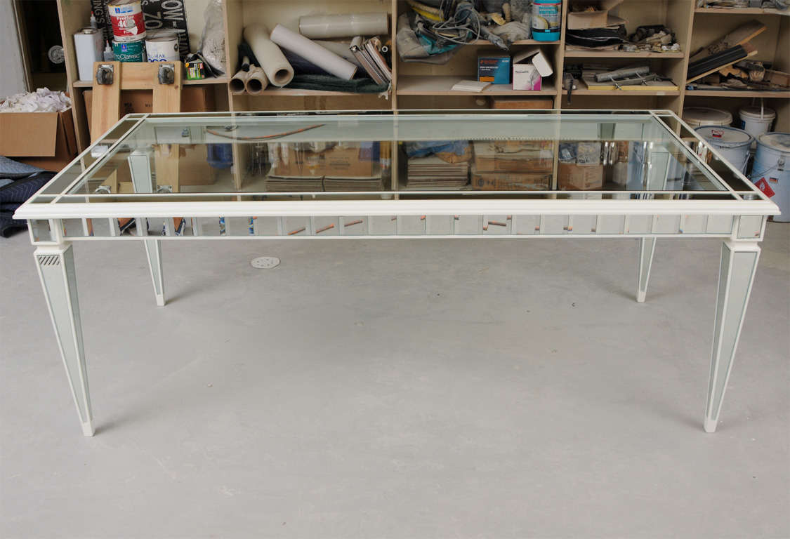Superb Custom Dining Mirror Table For Sale 5
